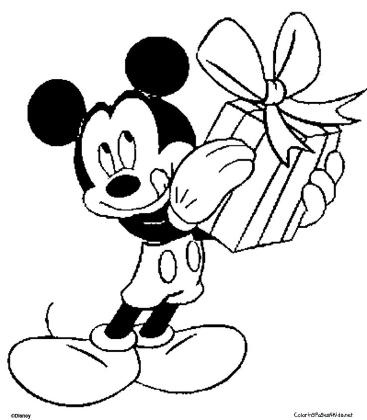 Minnie Mouse Christmas Coloring Pages at GetColorings.com | Free ...