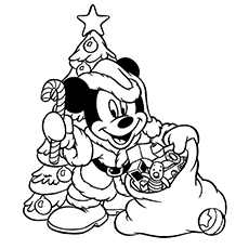 230x230 Top Free Printable Christmas Coloring Pages Onli On Mickey Mouse