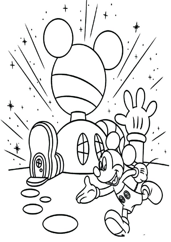 Mickey Mouse Clubhouse Coloring Page Mickey Mouse Clubhouse Mickey 600x849 Mickey Mouse Clubhouse Coloring Page Mickey Mouse Clubhouse Mickey