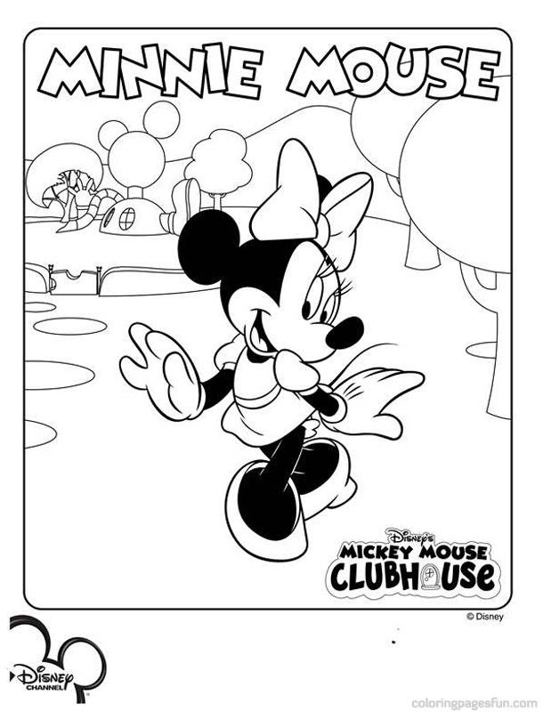 Mickey Mouse Clubhouse Coloring Pages 12 610x800 Mickey Mouse Clubhouse Coloring Pages 12