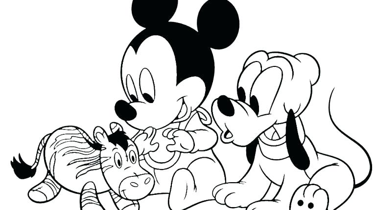 Baby Coloring Pages Mickey Mouse Clubhouse Color Pages Mickey 770x430 Baby Coloring Pages Mickey Mouse Clubhouse Color Pages Mickey