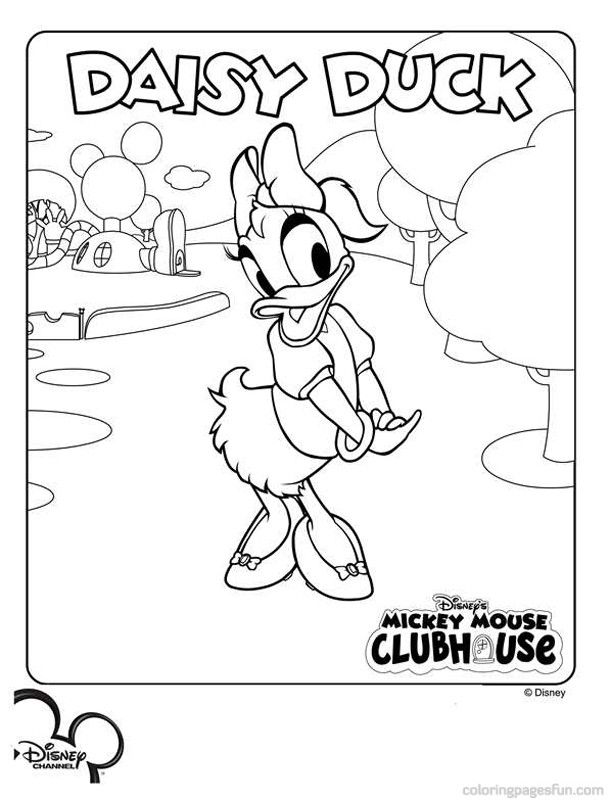 610x800 Mickey Mouse Clubhouse Coloring Pages 7