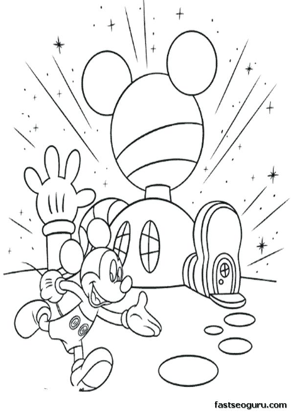 595x842 Mickey Printable Coloring Pages Mickey Mouse Birthday Coloring