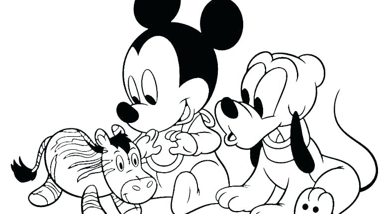 770x430 Mickey Mouse Clubhouse Color Pages Coloring Pictures Of Mickey