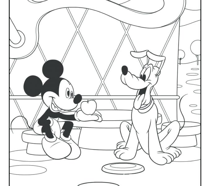 678x600 Mickey Mouse Clubhouse Coloring Pages Free Printable Mickey Mouse