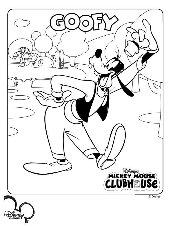 Kids N 14 Coloring Pages Of Mickey Mouse Clubhouse 597x783 Kids N 14 Coloring Pages Of Mickey Mouse Clubhouse