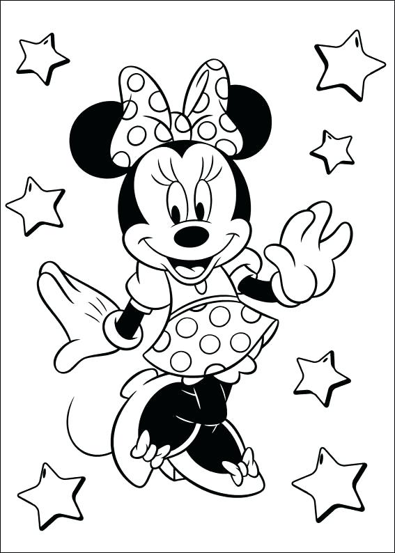 Minnie Mouse Coloring Page Mickey Mouse Coloring Pages Free 567x794 Minnie Mouse Coloring Page Mickey Mouse Coloring Pages Free