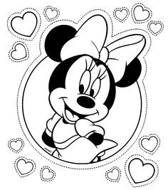 236x267 Minnie Mouse Printable Coloring Sheet Ellie Kate's 2nd Birthday