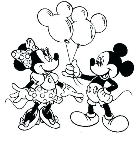 452x500 Cute Minnie Mouse Coloring Pages