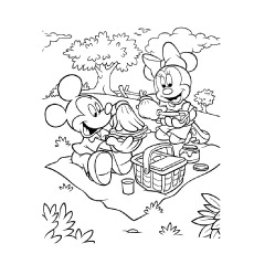 230x230 Top 25 Free Printable Cute Minnie Mouse Coloring Pages Online