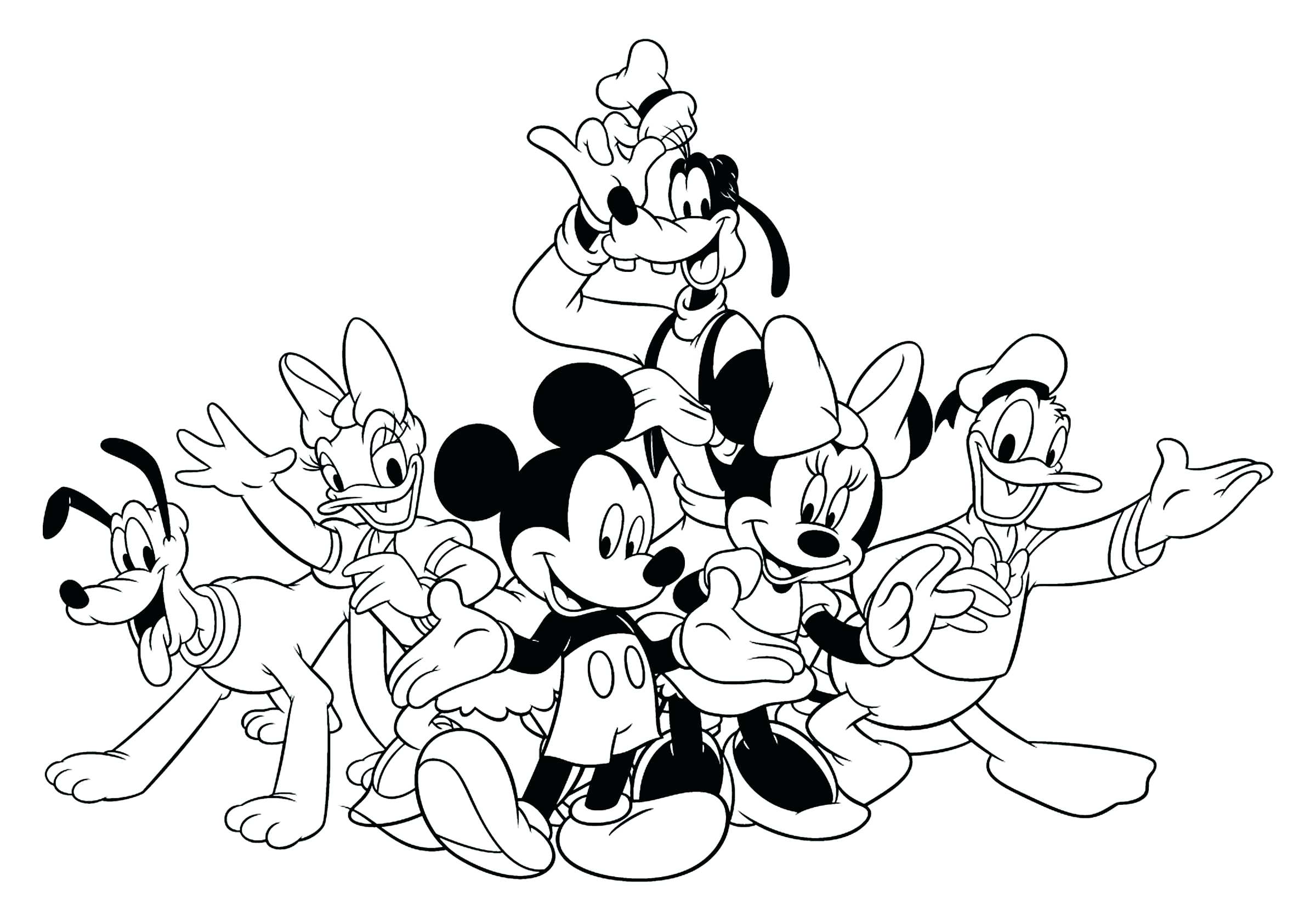 2400x1680 Mickey Mouse Coloring Pages Pdf