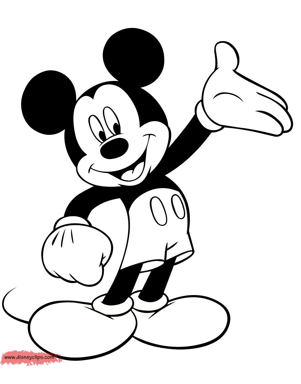 977x1248 Mickey Mouse Coloring Pages Pdf Archives Wkwedding Co