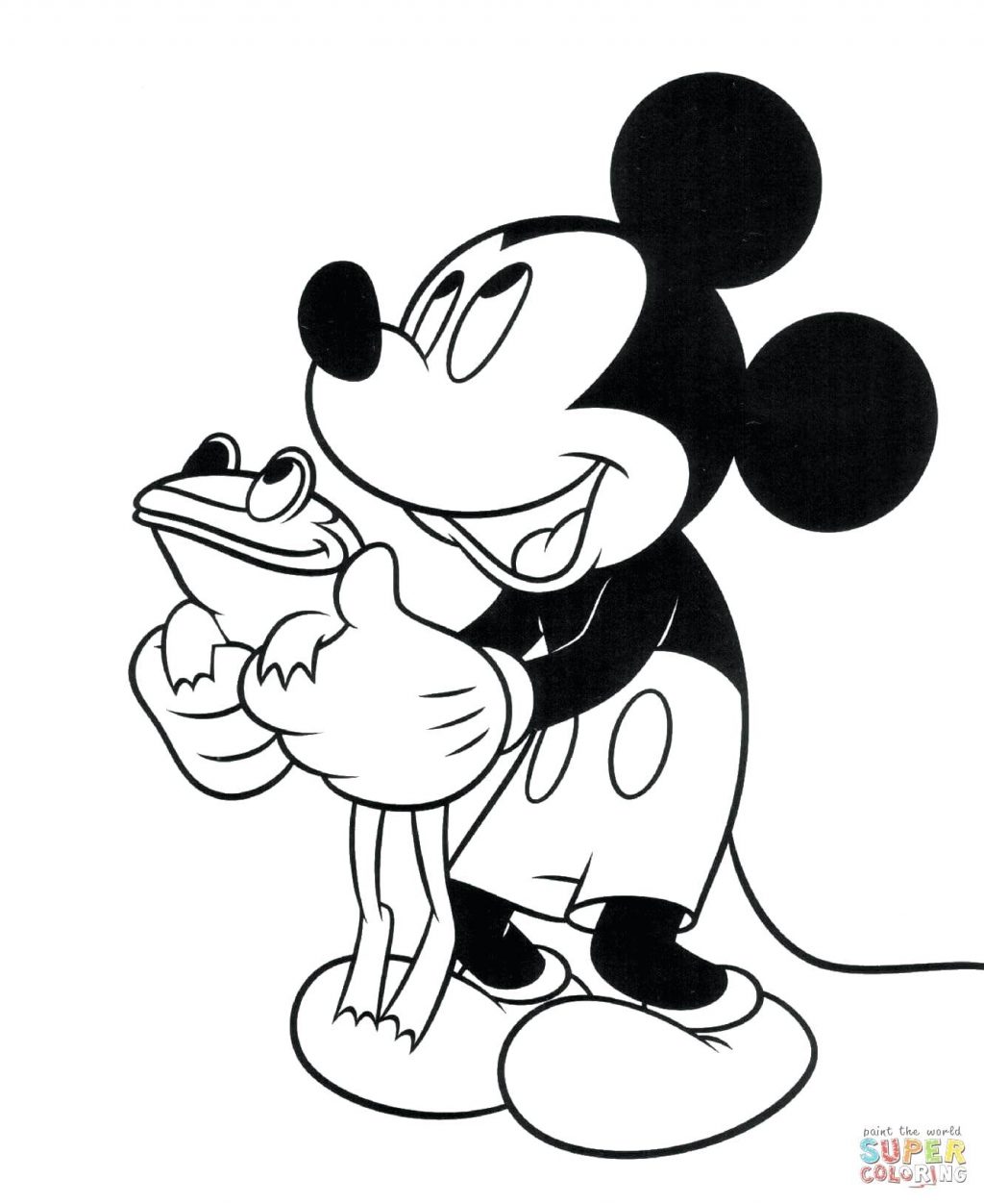 1024x1252 Coloring Pages ~ Mickey Mouse Coloring Pages And Frog Free