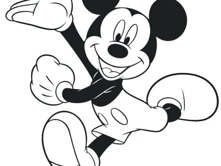 440x330 Mickey Mouse Face Coloring Pages Mickey Mouse Head Coloring Pages