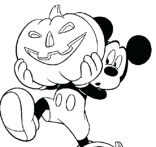 Mickey Mouse Halloween Coloring Pages at GetColorings.com | Free ...