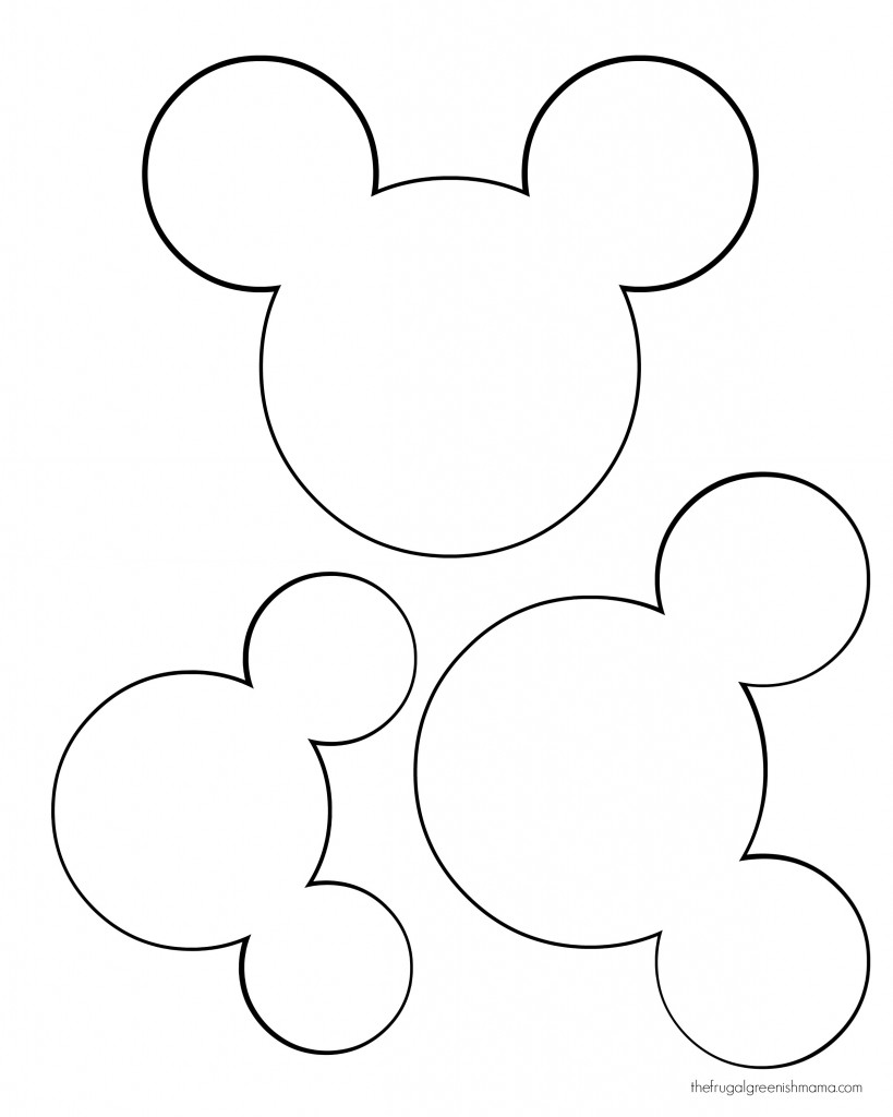 819x1024 Rclxelxri To Mickey Mouse Head Template