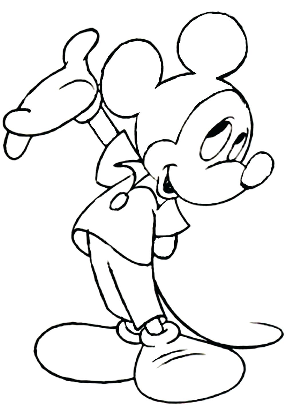 Coloring Pages ~ Mickey Mouse Printable Coloring Pages Free 1000x1415 Coloring Pages ~ Mickey Mouse Printable Coloring Pages Free