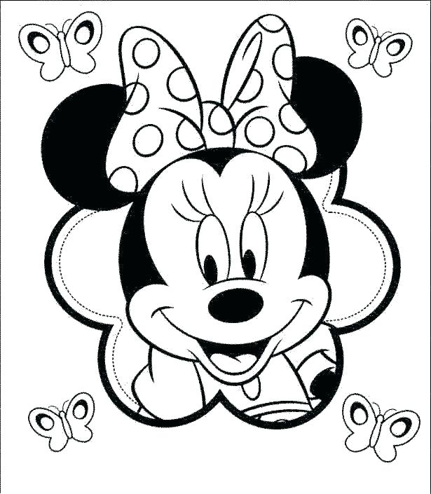 Minnie Coloring Pages To Print Deepart 615x705 Minnie Coloring Pages To Print Deepart