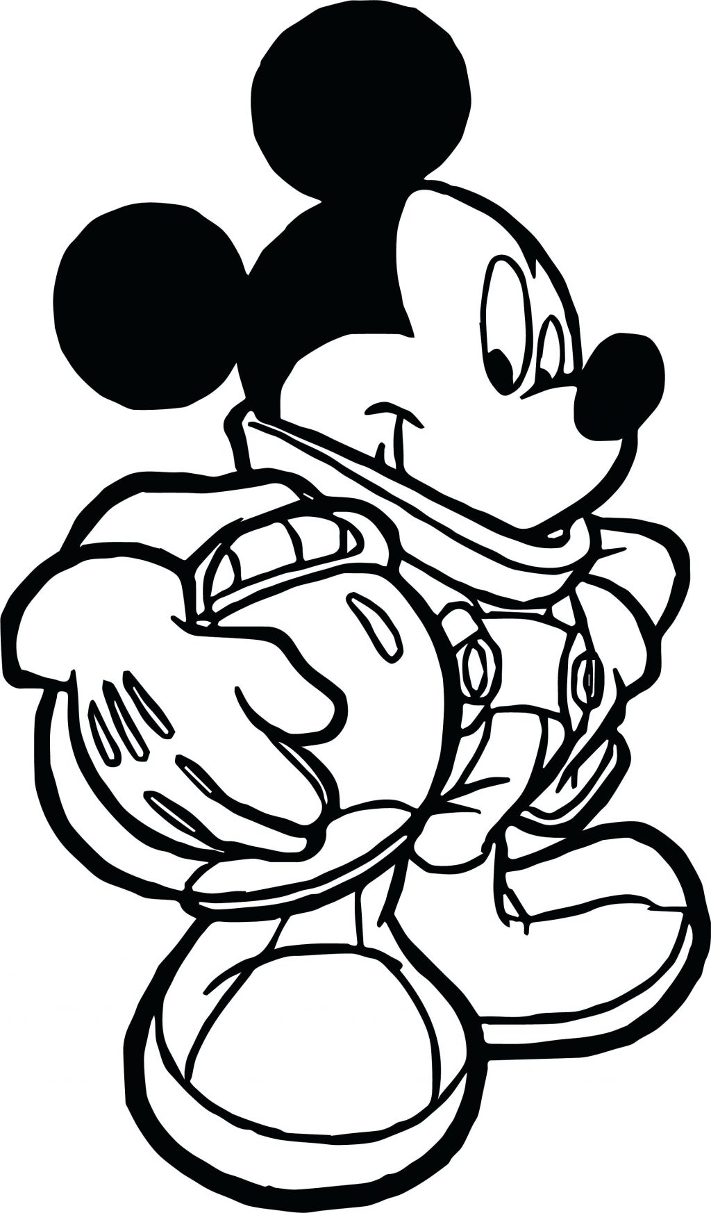 1024x1746 Coloring Pages ~ Mickey Mouse Coloring Page Astronaut New Pages