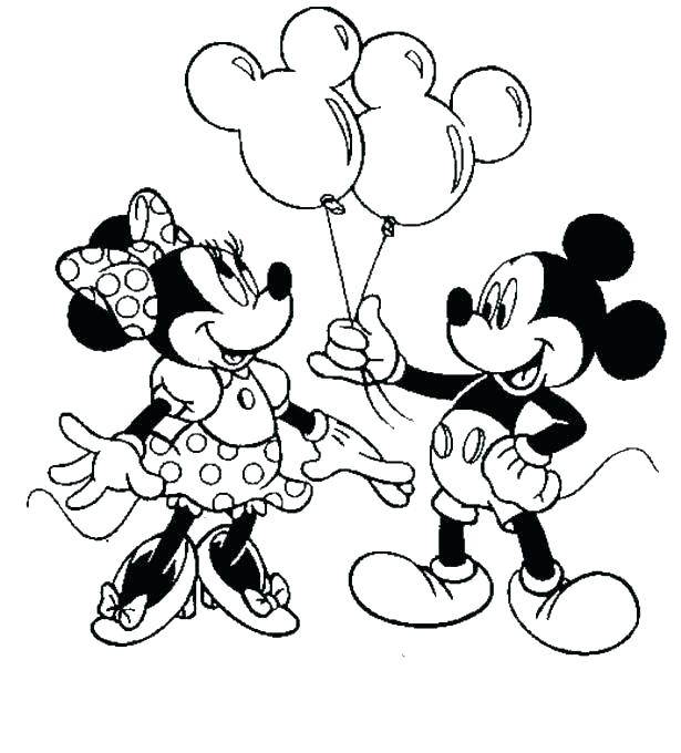 Minnie Mouse Coloring Books 615x680 Minnie Mouse Coloring Books