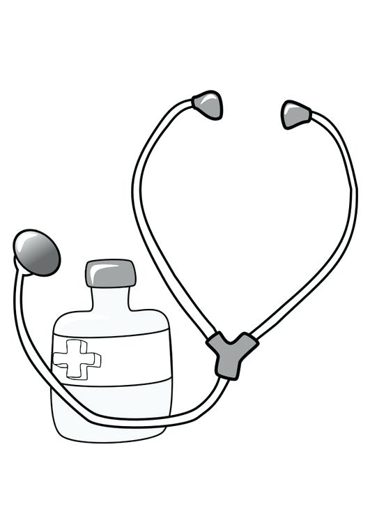 Microscope Coloring Page