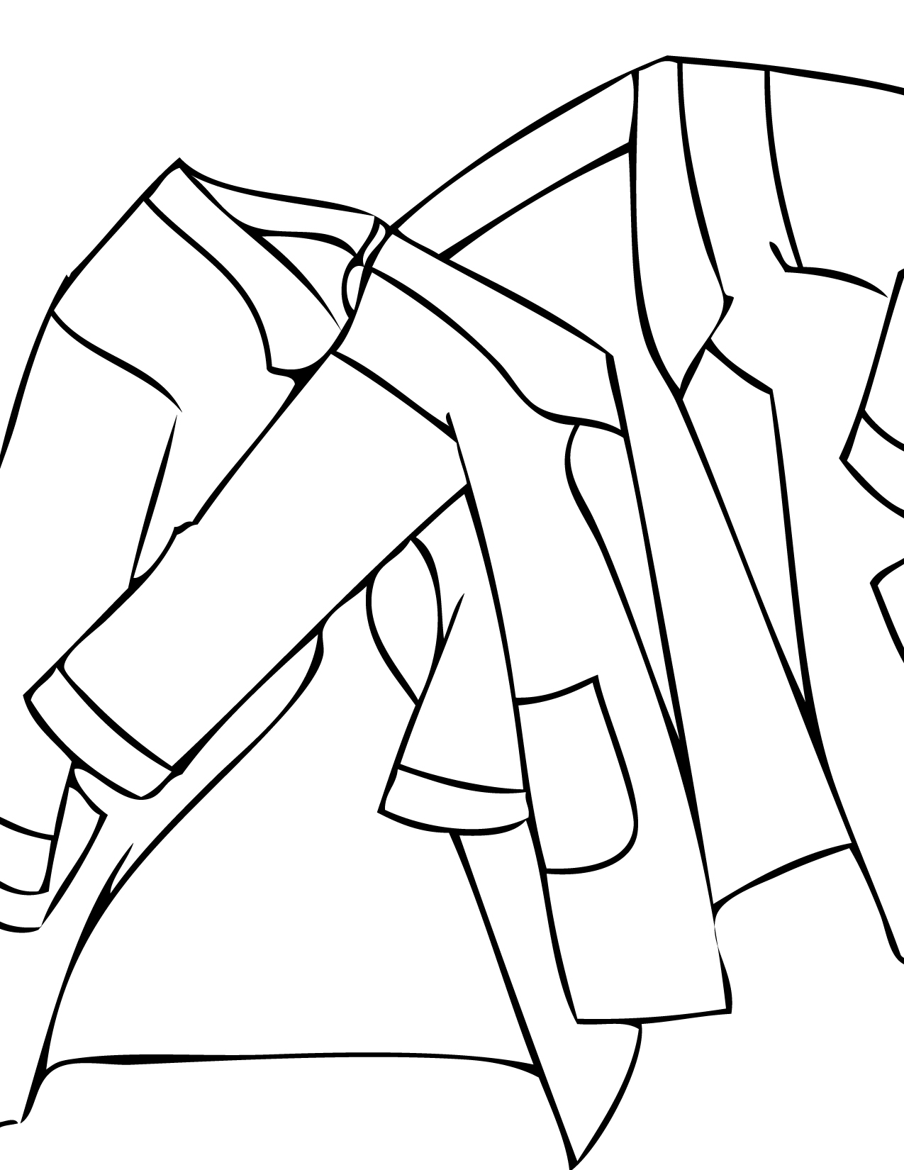 1275x1650 Lab Coat Coloring Page