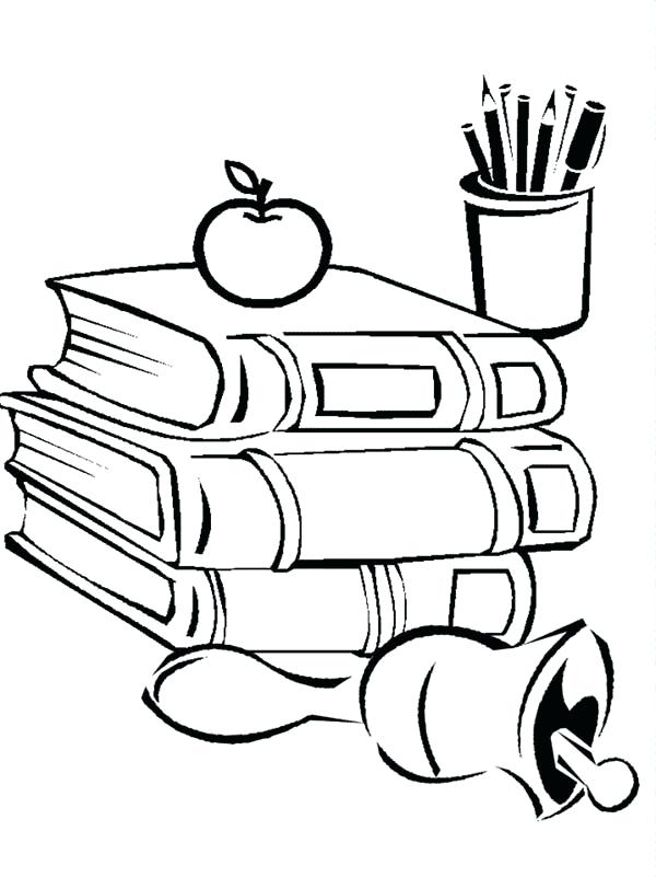 Back To School Coloring Pages 600x801 Back To School Coloring Pages