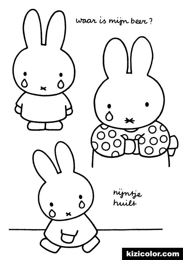 Miffy Coloring Pages at GetColorings.com | Free printable colorings ...