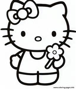 258x300 White Cat 15 Printable Hello Kitty Coloring Pages Print Color