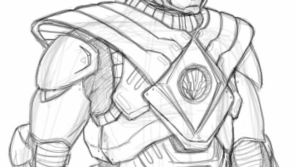 585x329 Mighty Morphin Power Rangers Coloring Pages 69 With Mighty Morphin