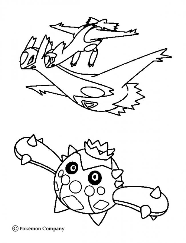 651x850 Latios And Cacnea Coloring Pages