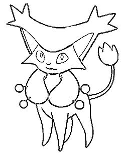 241x305 Mightyena Coloring Page