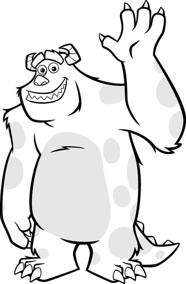 Monsters Inc Coloring Pages Best Coloring Pages For Kids Sulley 600x915 Monsters Inc Coloring Pages Best Coloring Pages For Kids Sulley