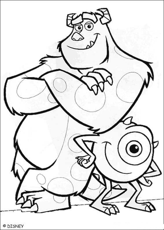 Monsters Inc Sully Amp Mike Coloring Page Coloring Pages 567x794 Monsters Inc Sully Amp Mike Coloring Page Coloring Pages