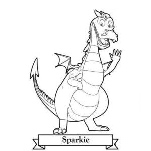 Mike The Knight, Sparkie From Mike The Knight Coloring Sparkie 300x300 Mike The Knight, Sparkie From Mike The Knight Coloring Sparkie