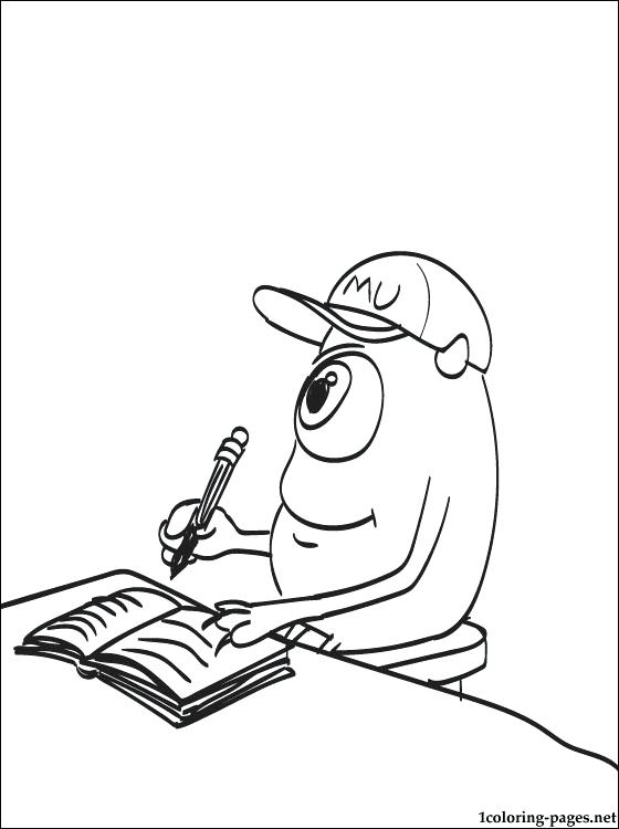 Mike Wazowski Coloring Pages Mike Coloring Page Mike Wazowski Free 560x750 Mike Wazowski Coloring Pages Mike Coloring Page Mike Wazowski Free