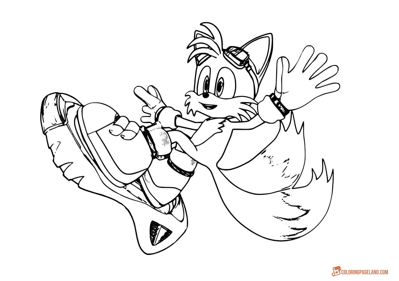 1280x900 Sonic Games Coloring Pages