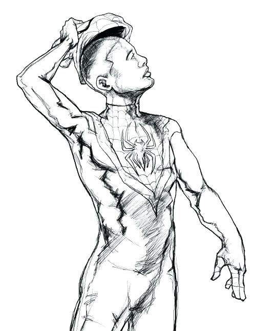 500x647 Ultimate Spider Man Coloring Pages Ultimate Coloring Pages
