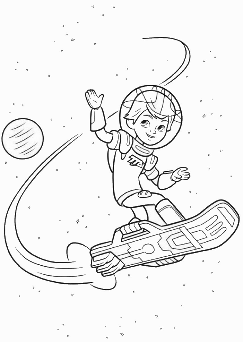 Miles From Tomorrowland Coloring Pages 855x1200 Miles From Tomorrowland Coloring Pages