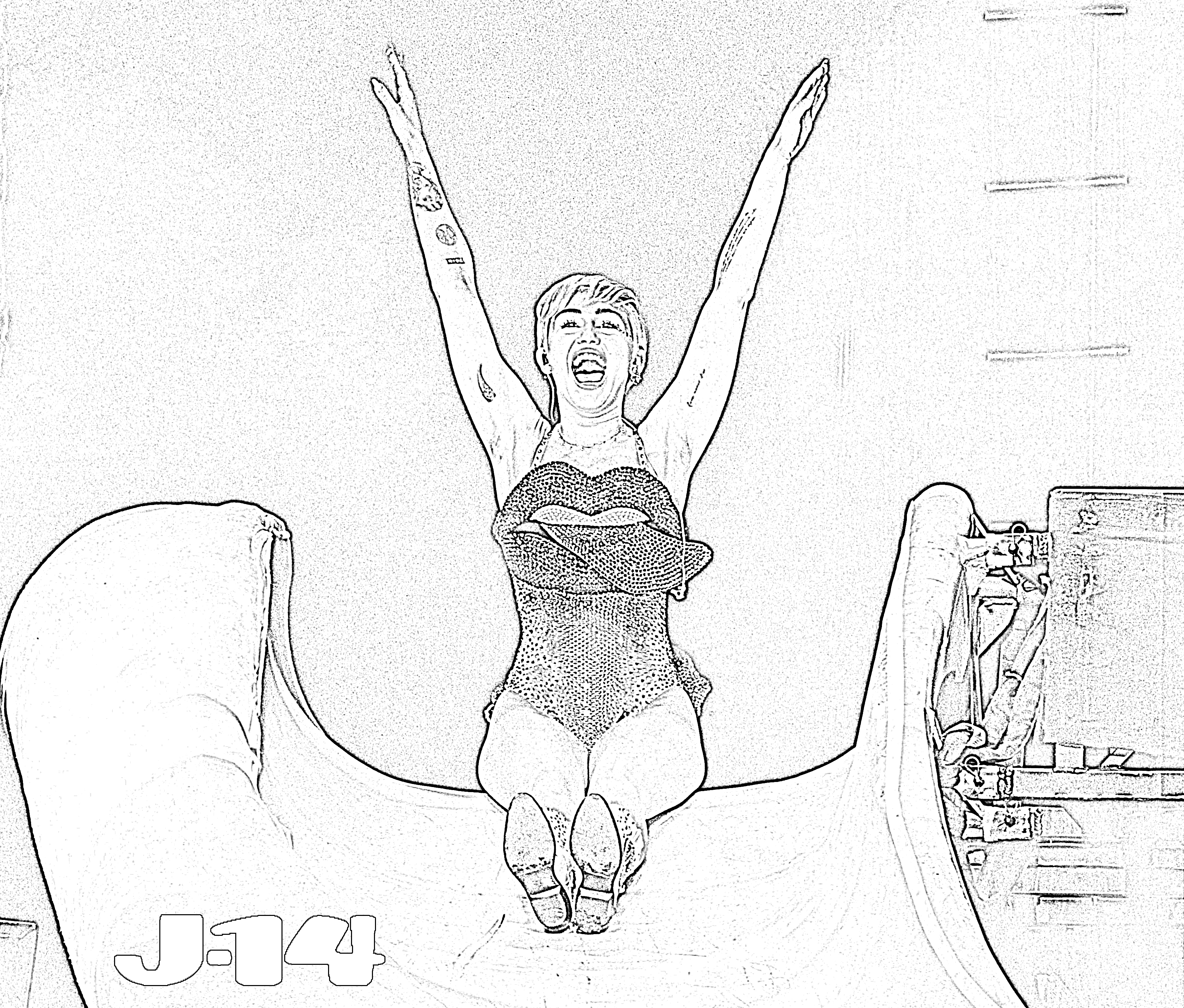 Miley Cyrus Coloring Pages