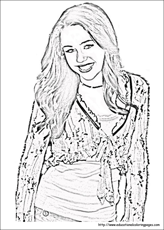 567x794 Top 79 Hannah Montana Coloring Pages