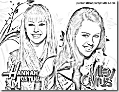 244x189 Hannah Montana Miley Cyrus Printable Coloring Pages Sheets Free!