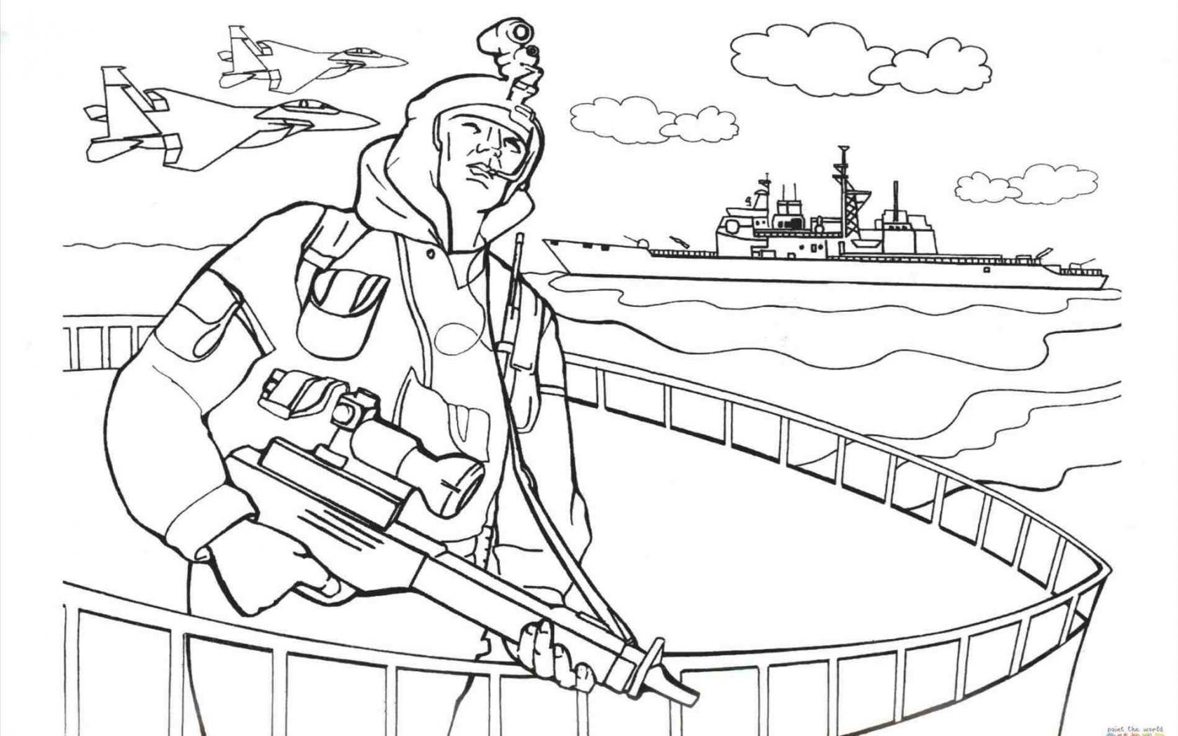 1680x1050 Navy Military Cartoon Sailor Coloring Pages For Boys Planes