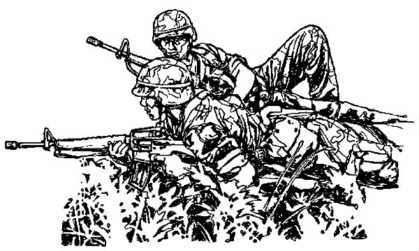Guerilla Military Coloring Pages Color Luna 600x360 Guerilla Military Coloring Pages Color Luna