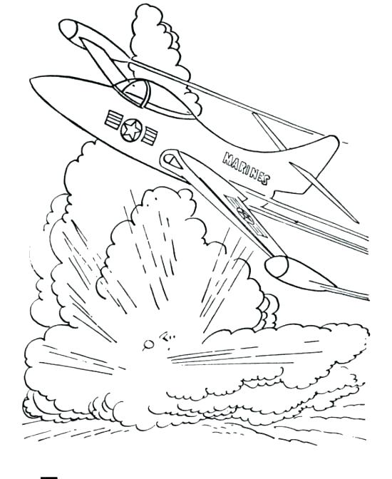Military Coloring Page 550x672 Military Coloring Page
