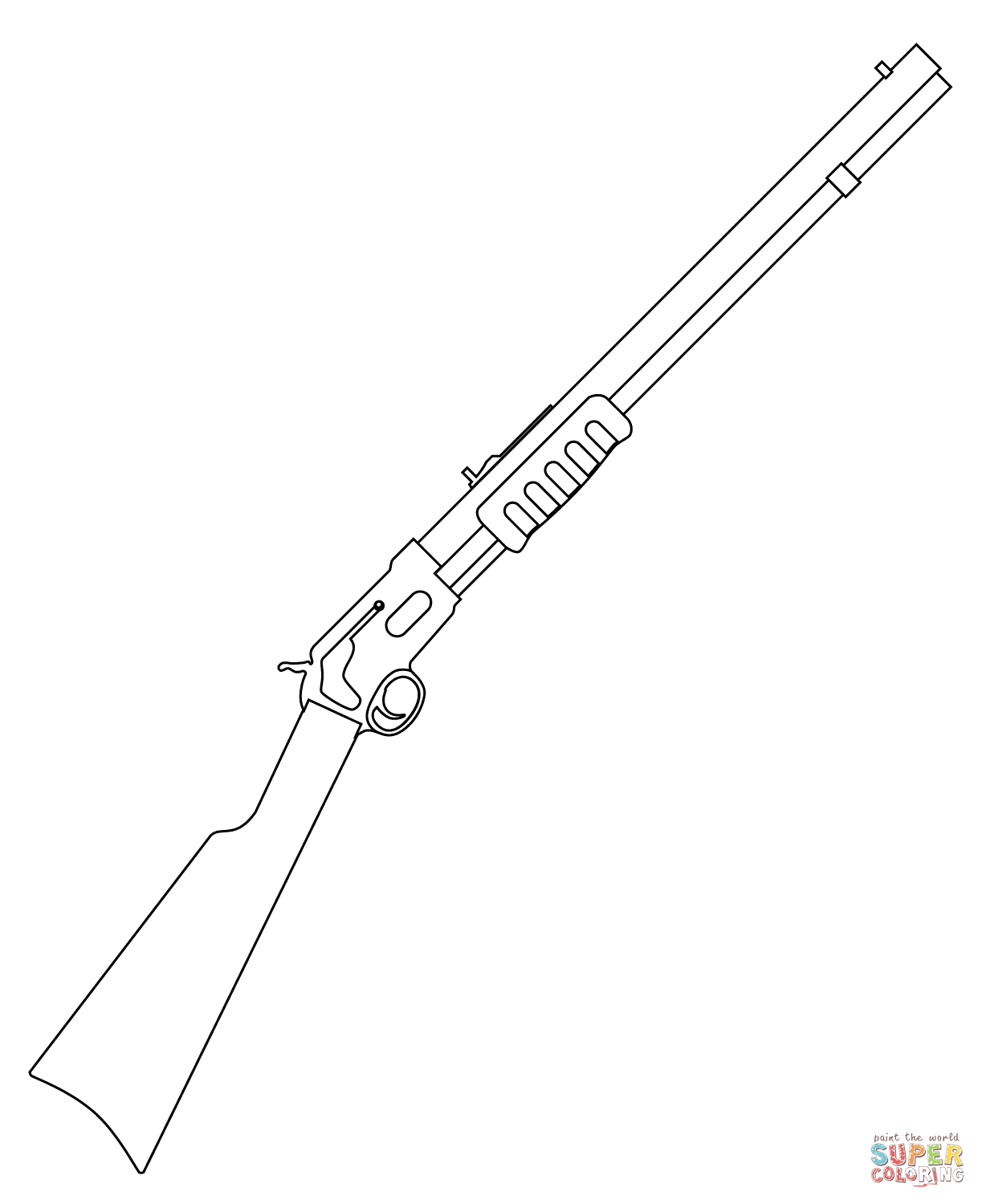 1223x1500 Good Shotgun Coloring Page From Gun Coloring Pages On With Hd