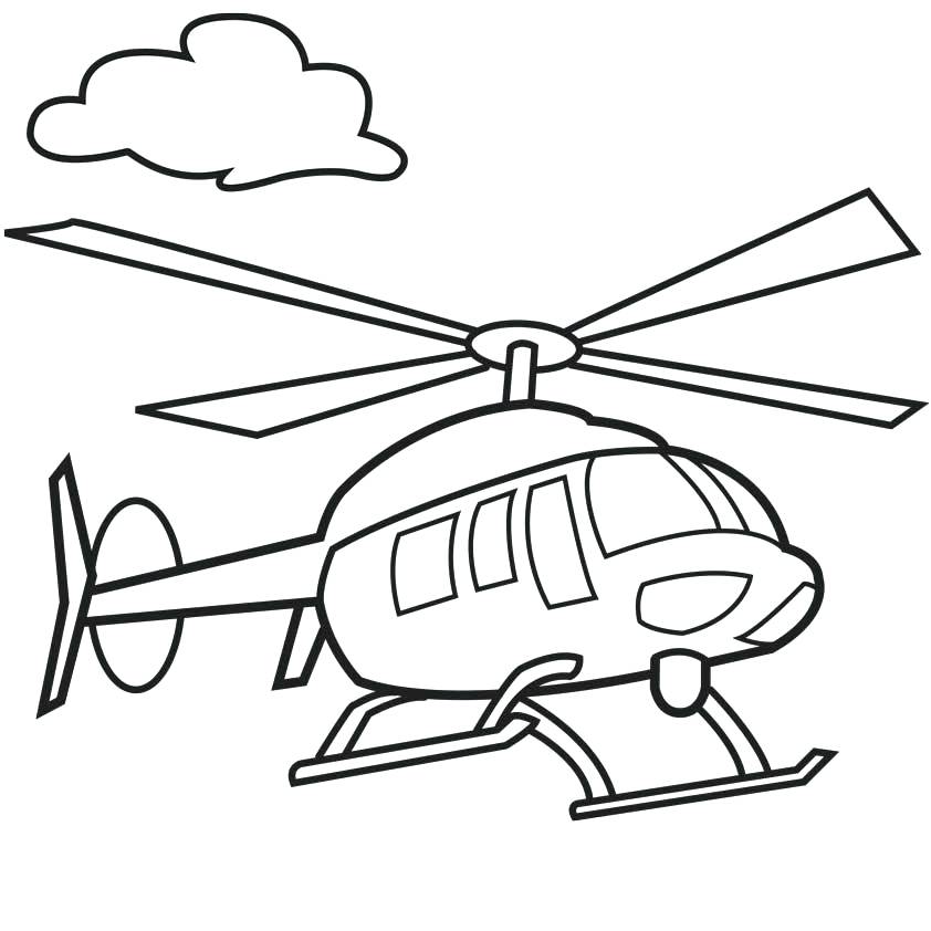 842x842 Helicopter Coloring Pages Complete Collection Of Helicopter