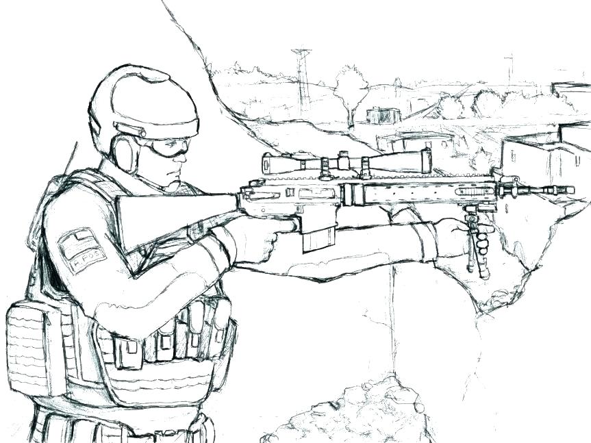 863x647 Bold Bossy Military Soldier Coloring Page Pages To Print Best