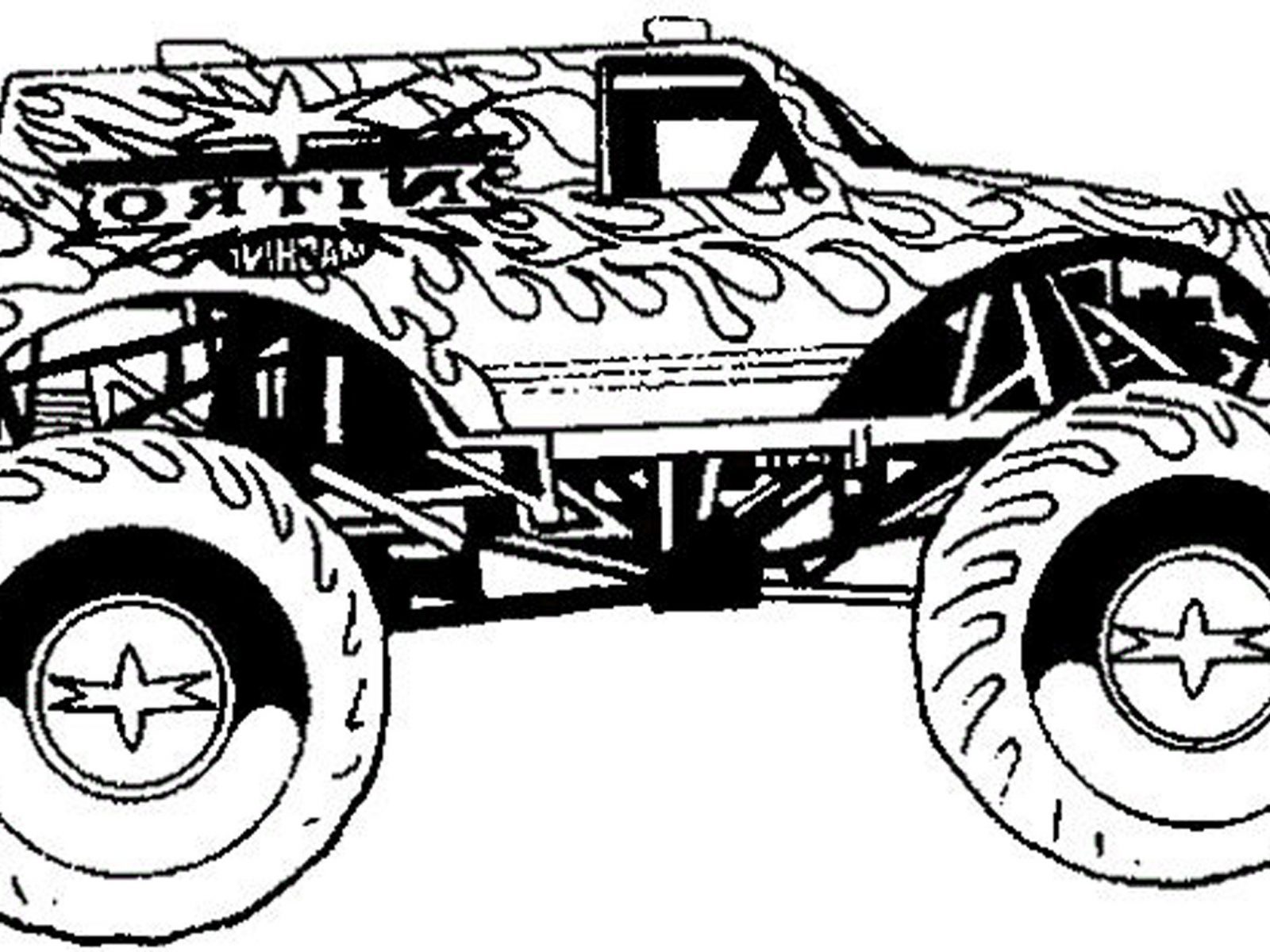 Army Truck Coloring Page