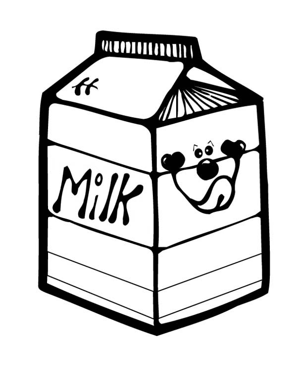 600x776 Puppy Picture On Milk Carton Coloring Page